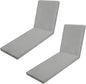 Outdoor Chaise Lounge Cushions for Patio, Waterproof Replacement Seat Cushions by Iheqard
