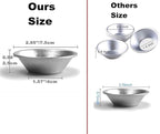 Egg Tart Molds Reusable, Non-Stick Mini Tart Pan Pie Tins Cupcake Cake Baking Cups,Aluminium/30 Pieces
