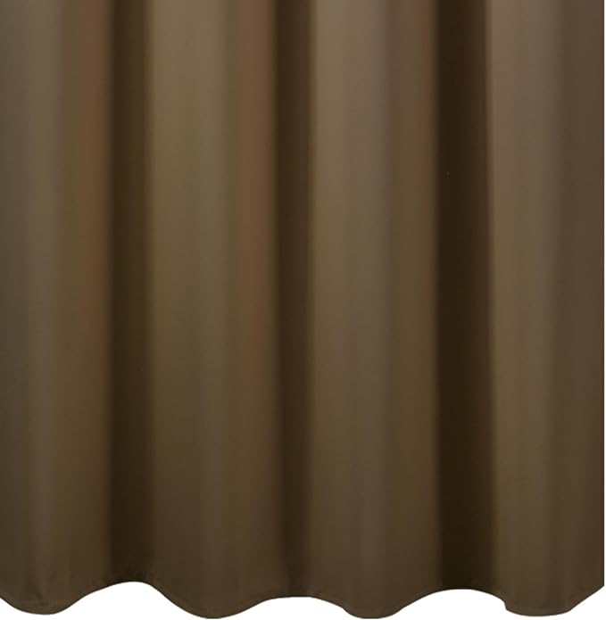 Blackout Curtains 66 x 72 Inch Long Brown Curtains Set of 2 Panels Room - Image 8