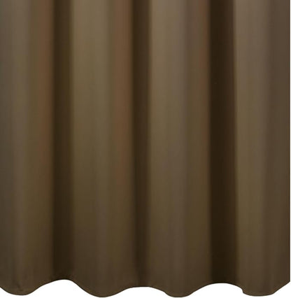 Blackout Curtains 66 x 72 Inch Long Brown Curtains Set of 2 Panels Room - Image 8