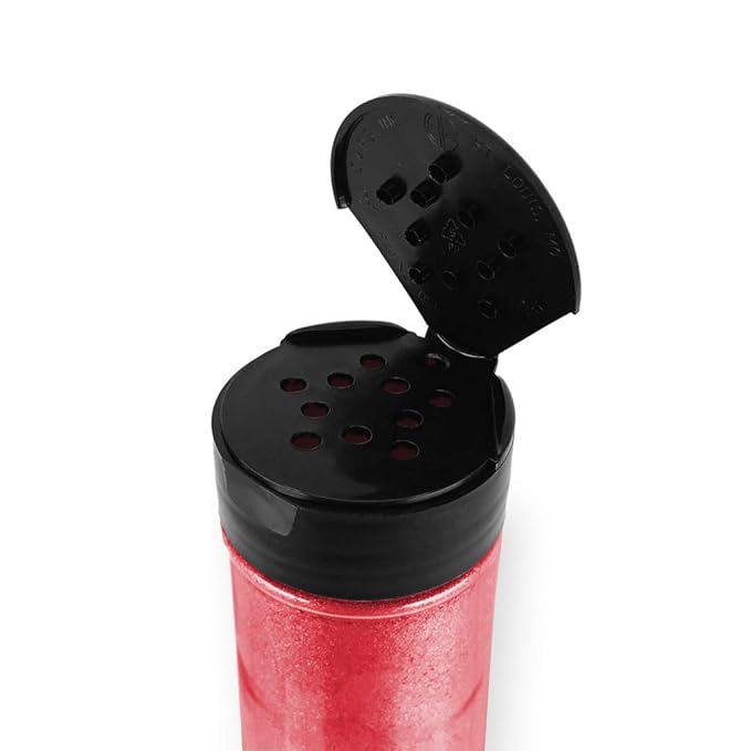 Bakell's Red Brew Glitter (45 Grams, 1x Shaker Jar) | Vibrant Edible Glitter for a Dramatic Touch to Your Beverages!