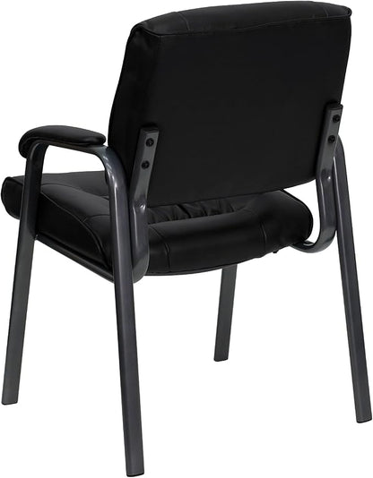 Flash Furniture Haeger Black LeatherSoft Executive Side Reception Chair - Image 5