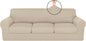 HunnmingRe Sofa Covers for 3 Cushion Couch Stretch Sofa and Loveseat Covers Set by HunnmingRe