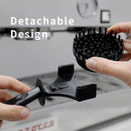 Espresso Coffee Machine Cleaning Brush Espresso Group Head Brush Detachable Nylon Bristles Espresso Machine Cleaning Bristle for 58mm Grouphead