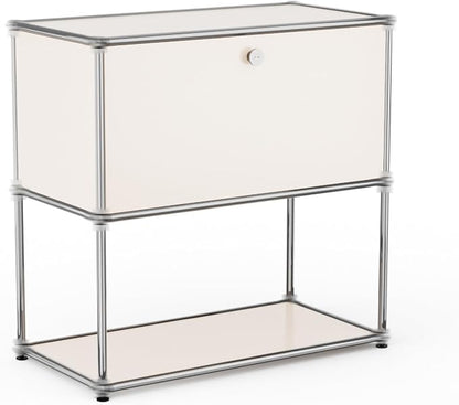 Modern Storage Cabinet White D Versatile Free-Standing Organizer by ARVORAHome