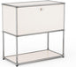 Modern Storage Cabinet White D Versatile Free-Standing Organizer by ARVORAHome