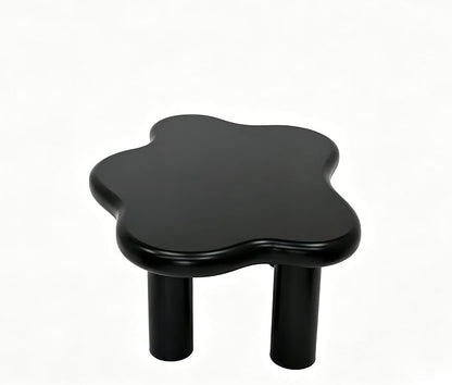 40" Cloud Coffee Table with 4 Round Table Legs, Modern Irregular Center Table - Image 9