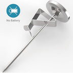 Instant Read Pocket Milk Frothing Thermometer with1 inch Dial 5 inch Probe Clip,Best Instant Read Food for The Coffee Drinks,Chocolate Milk Foam (2)