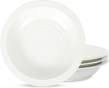 Stone Lain Orbit 4-Piece Pasta Bowl Set Stoneware, White