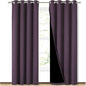 NICETOWN 100% Blackout Curtains 84 inches Long, 52 inches Wide, Pair of Energy by NICETOWN