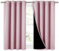 NICETOWN 100% Blackout Curtains 45 inches Long, 2 Thick Layers Completely by NICETOWN