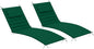 Sundale Outdoor Olefin Quilted Lounge Cushion Set of 2, Patio Foldable Chaise by SundaleOutdoor