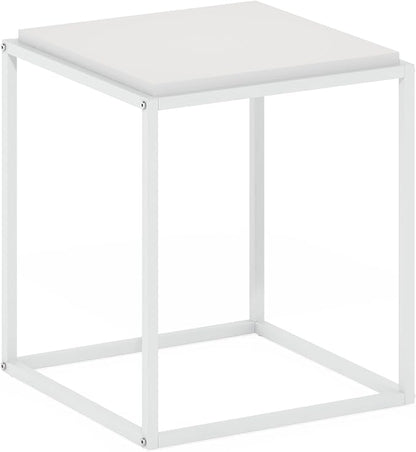 Furinno Moretti Side Table, 1-Tier Stackable Metal Frame End Table, Night Stand - Image 5