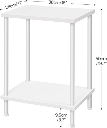 HOOBRO End Tables Set of 2, Small Side Table, Nightstand - Image 3