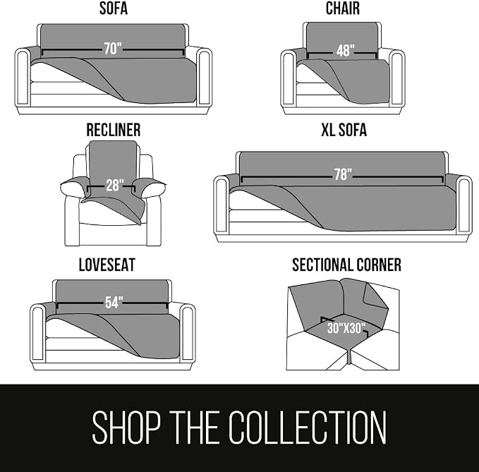 Sofa Shield® Couch Slip Covers for Dogs, Reversible Furniture Protector - Image 9