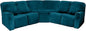 LightInTheBox 7-Piece Velvet Stretch Reclining Couch Covers 5 Seats Corner Sofa by LTLIGHTS