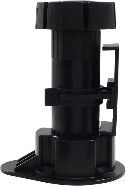 Jiozermi 4 Pack Black Plastic Cabinet Legs, Adjustable Furniture Feet - Image 4