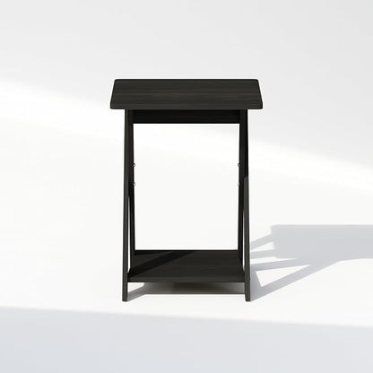 Furinno TIDUR Night Stand, Open Shelf Design X-Legs Nightstand, Criss-Crossed - Image 6