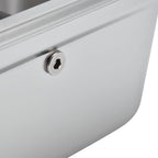 Yosoo Coffee Knock Box, Large Coffee Knock Box Stainless Steel Coffee Grounds Container Bucket Waste Bin(01)