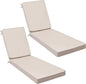 AAAAAcessories Outdoor Chaise Lounge Cushions, Fade-Resistant, Waterproof Patio by AAAAAcessories