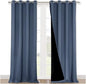 NICETOWN Full Shading Curtains 90 inches Long 2 Panels Set by NICETOWN