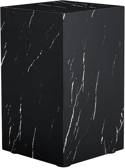 End Table, Side Table Living Room Table, Faux Marble Sofa Couch Bedside - Image 7