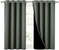 NICETOWN Dark Mallard 100% Blackout Curtains 45 inches Long, 2 Thick Layers by NICETOWN