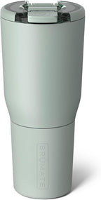 BrüMate Nav 35oz 100% Leak Proof Insulated Travel Tumbler with Magnetic BevLock™ Lid - Double Wall Cup-Holder Friendly Stainless Steel Mug (Sage)