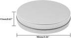 Metal Empty Boxes, Tin Boxes with Lid,Small Silver Tin Boxes,Stackable Organizer Containers,8PCS Storage Tin for Home Outdoor Active Storage Containers