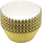 Standard Gold Foil Cupcake Liners Muffin Baking Cups for Party and More, 100-Count