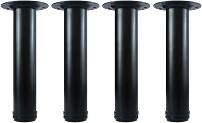 QLLY 10 Inch Adjustable Metal Coffee Table Legs, Heavy Duty Round Furniture Legs by QLLY