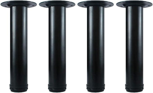 QLLY 10 Inch Adjustable Metal Coffee Table Legs, Heavy Duty Round Furniture Legs by QLLY