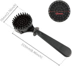 Espresso Coffee Machine Cleaning Brush Espresso Group Head Brush Detachable Nylon Bristles Espresso Machine Cleaning Bristle for 58mm Grouphead