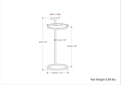 SIMPLIHOME Brook C Side Table - Image 3