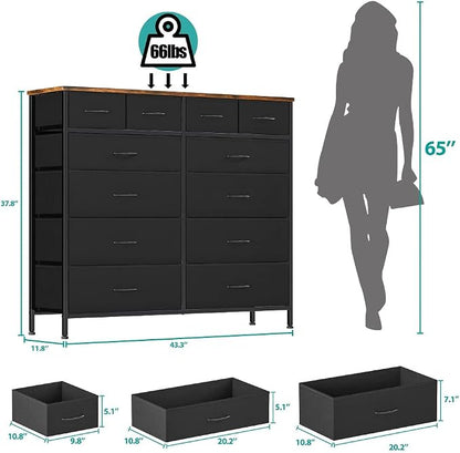 VASICAR Large Dresser for Bedroom - Image 3