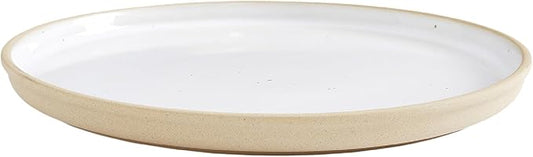 Portmeirion Minerals 10.5" Dinner Plate, Moonstone - Contemporary Stoneware Platter, Durable & Stylish for Dining, Microwave & Dishwasher Safe - Ideal for Kitchen Entertainment, Made in Portugal
