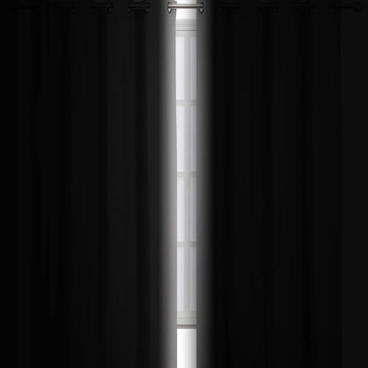 Blackout Curtains 42 x 84 inch/Light Grey Curtains Set of 2 Panels/Thermal - Image 3