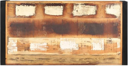 Coffee Table 47.2"x23.6"x15.7" Solid Reclaimed Wood, Side Table, Center Table - Image 5