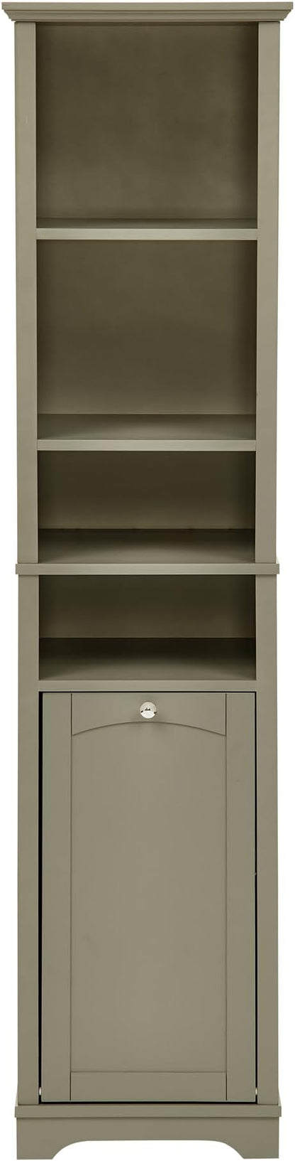 LifeSky Tall Storage Cabinet for Small Spaces - Image 8