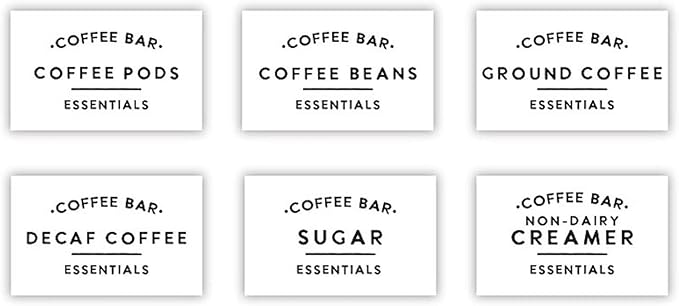 Santa Barbara Design Studio Coffee Bar Gifts Glass Coffee Canister with Wood Lid, 84-Ounce, Clear