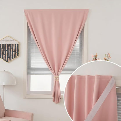 Portable Light Blocking Curtains Self-Stick Design, Removable Adhesive Window - Image 6