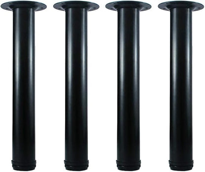 QLLY 14 Inch Adjustable Metal Coffee Table Legs, Heavy Duty Round Furniture Legs by QLLY