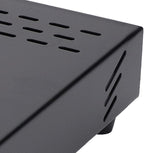 Coffee Knock Box, Stainless Steel Drawer Type Coffee Grind Container Coffee Knock Box Espresso Knocker Drawer Non Slip with Rubber Knock Stick for Cafes Home Kitchens Office (Black)