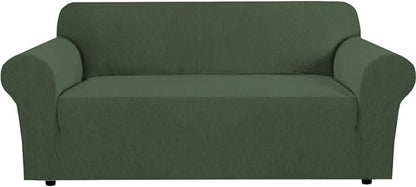 H.VERSAILTEX Stretch Cover for Couch Soft Furniture Covers Slip Covers for 3 by HVERSAILTEX
