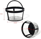 Replacement 4 Packs Reusable Coffee Filters For Mr. Coffee 4-5 Cup Drip Coffeemakers-Nylon Mesh With Handle