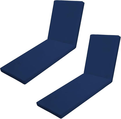 Outdoor Chaise Lounge Cushions for Patio, Lounge Chair Cushions, Waterproof by Iheqard