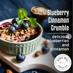 Steel Mill Coffee Co. Blueberry Crumble Flavored Coffee - Ground Coffee, Regular, Medium Roast, 100% Arabica Beans, Vegan, Gluten-Free, Sugar-Free, 12 oz Bag