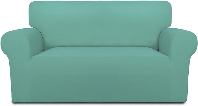 PureFit Stretch Loveseat Covers Fleece Couch Covers by PureFit