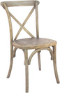 EMMA + OLIVER 2-Pack Wooden X-Back Dining Chair by EMMAOLIVER