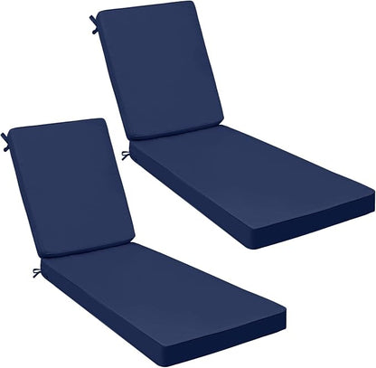 AAAAAcessories Outdoor Chaise Lounge Cushions, Waterproof Patio Furniture by AAAAAcessories